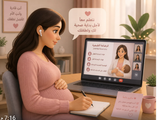 تأهيل الحامل ودعم الرضاعة الطبيعية